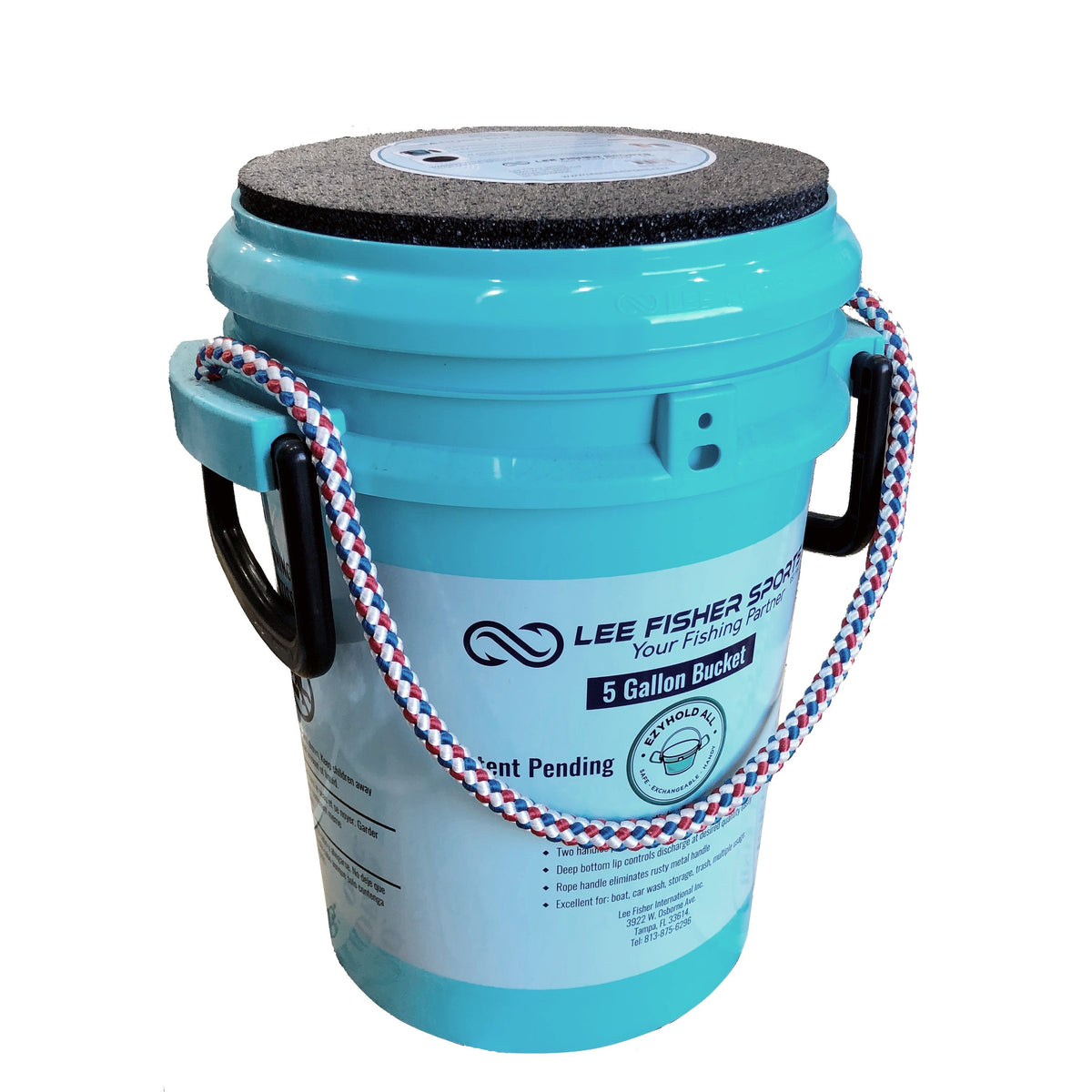 Padded Thick Foam Bucket Seat Comes with 5 Gallon Bucket | Everstrong Rope